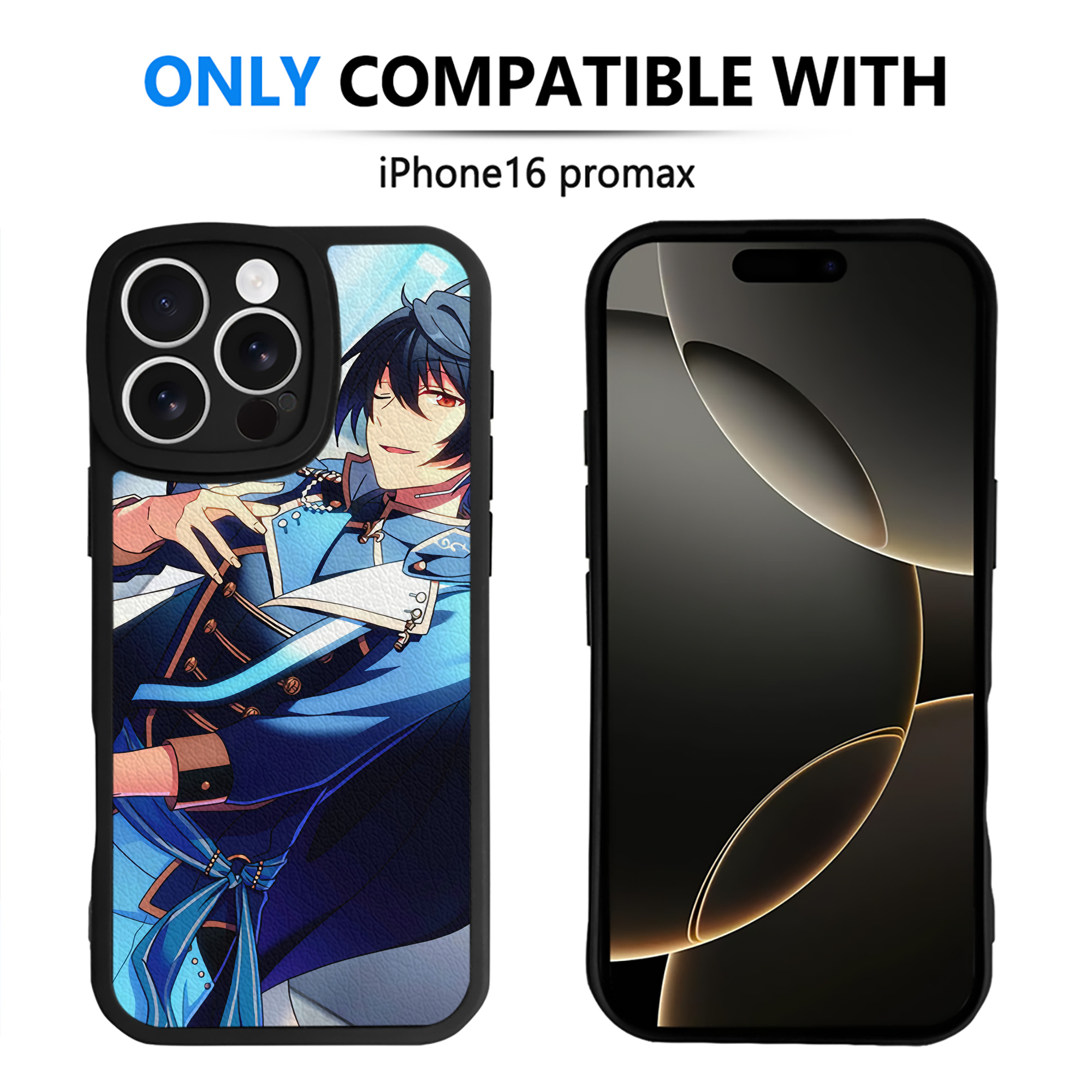 （画像用） あんさんぶるスターズ! Ensemble Stars 【iPhone 16シリーズ対応】シリコンスマホケース（レザー調） 材質：シリコン